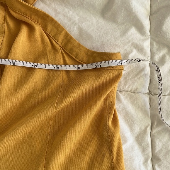 TORRID sz 2 TANK TOP MUSTARD YELLOW SWEETHEART NECKLINE ADJUSTABLE STAPS - Picture 6 of 12
